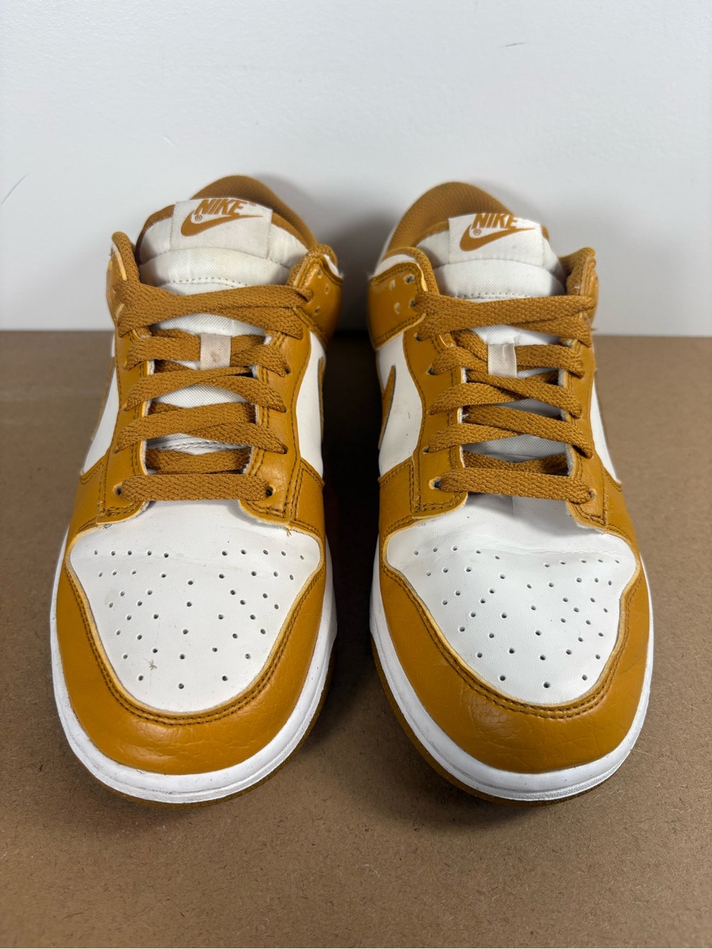 Nike Dunk Low Next Nature Phantom Gold Suede Women’s 8 DN1431-001 (A2) - Picture 2 of 8